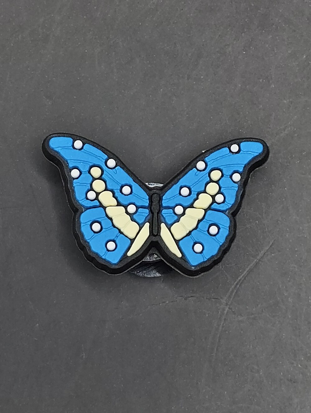 (5/$15) Sunflower Butterfly Croc Charm